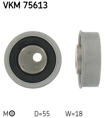 Tensioner Pulley, timing belt - VKM 75613 SKF